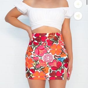 Herencia clothing mexican barbie embroidered skirt